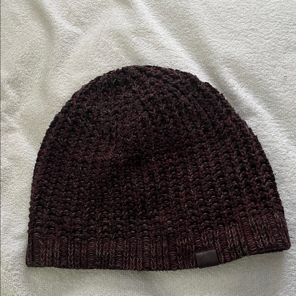 Roots Dark Maroon Cozy Knit Beanie